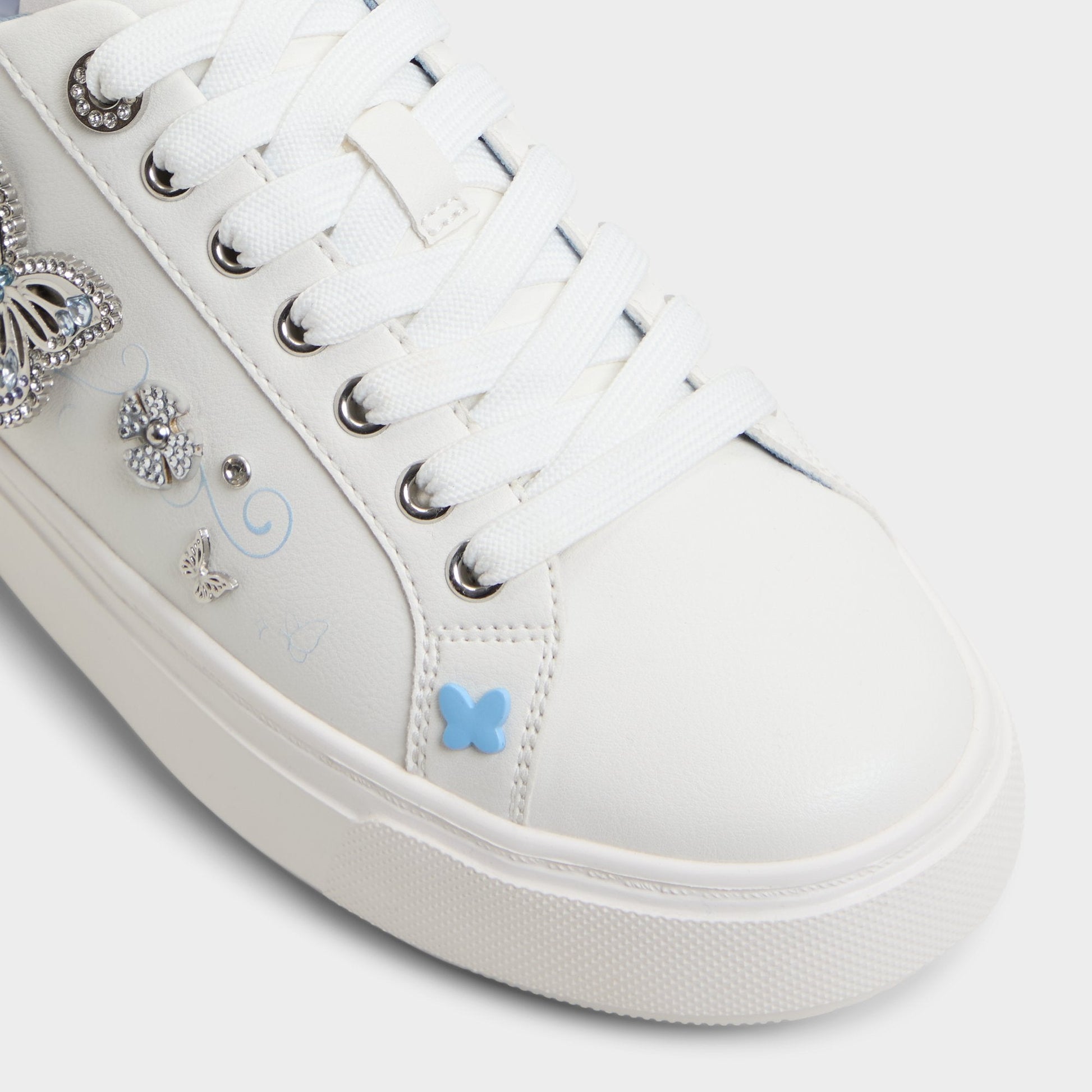 Saxony White/Multi Women's Platform and wedge sneakers - Low top sneaker - White/Multi
