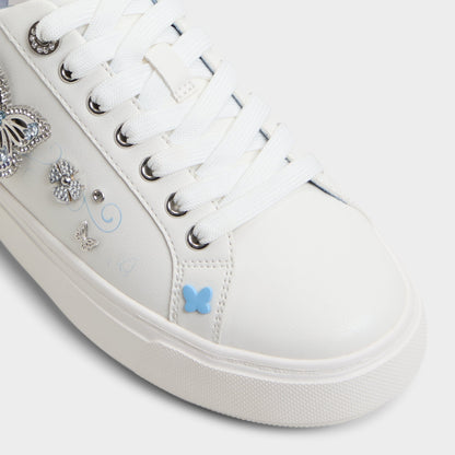 Saxony White/Multi Women's Platform and wedge sneakers - Low top sneaker - White/Multi