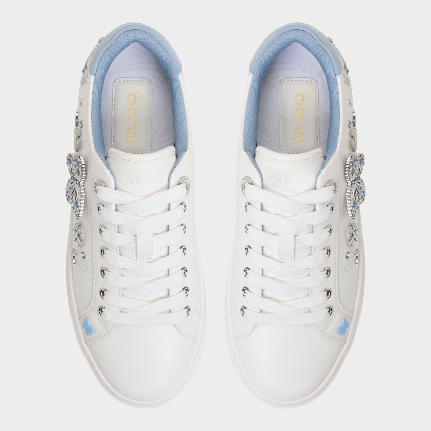 Saxony White/Multi Women's Platform and wedge sneakers - Low top sneaker - White/Multi