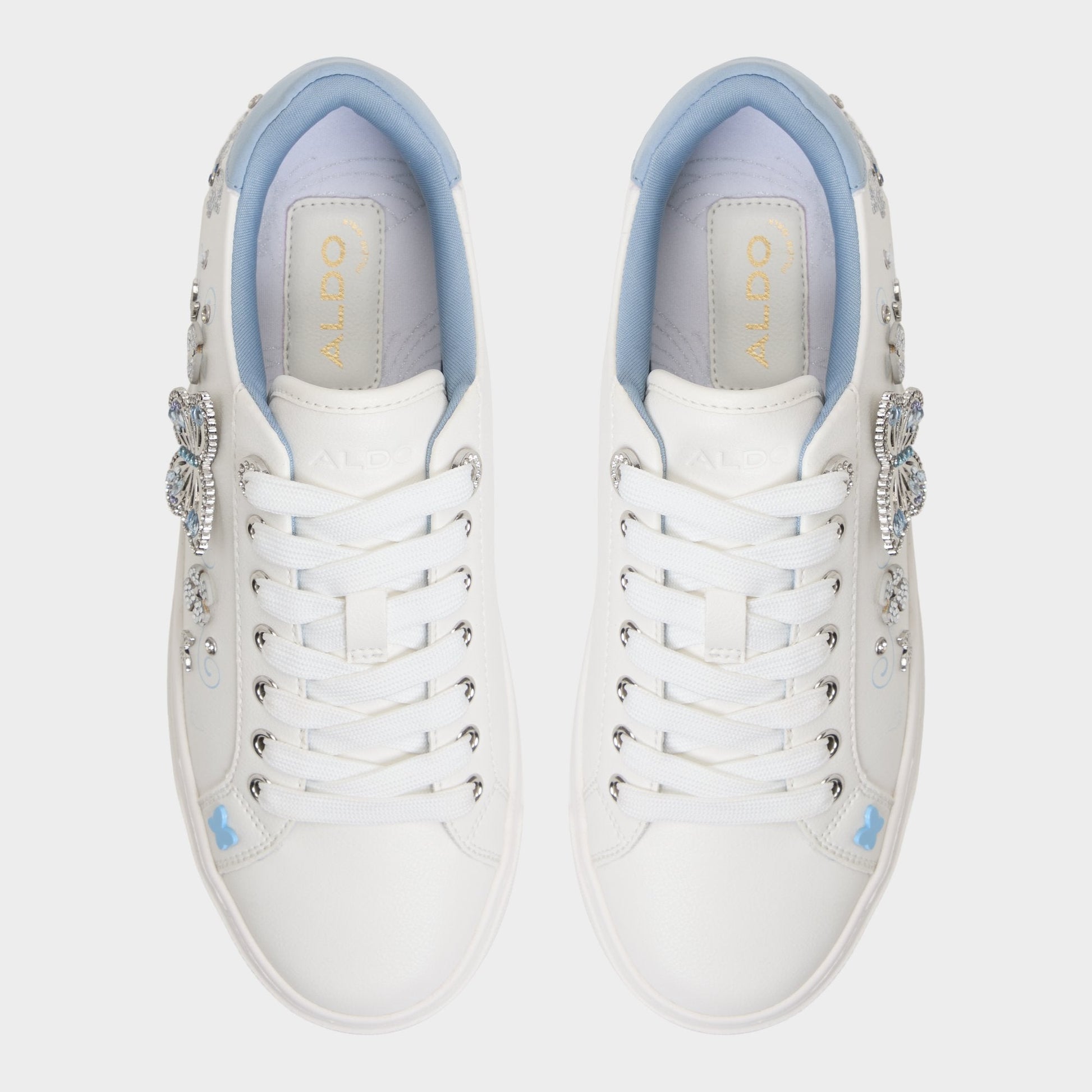Saxony White/Multi Women's Platform and wedge sneakers - Low top sneaker - White/Multi