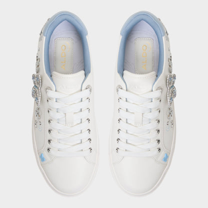 Saxony White/Multi Women's Platform and wedge sneakers - Low top sneaker - White/Multi