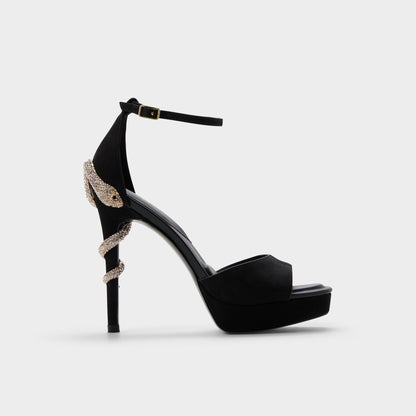 Medusa in Other Black 14266744 - Strappy heeled sandal, Platform - Other black