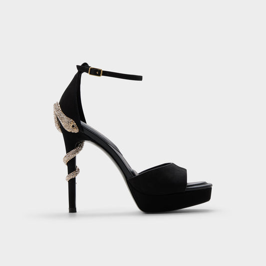 Medusa in Other Black 14266744 - Strappy heeled sandal, Platform - Other black