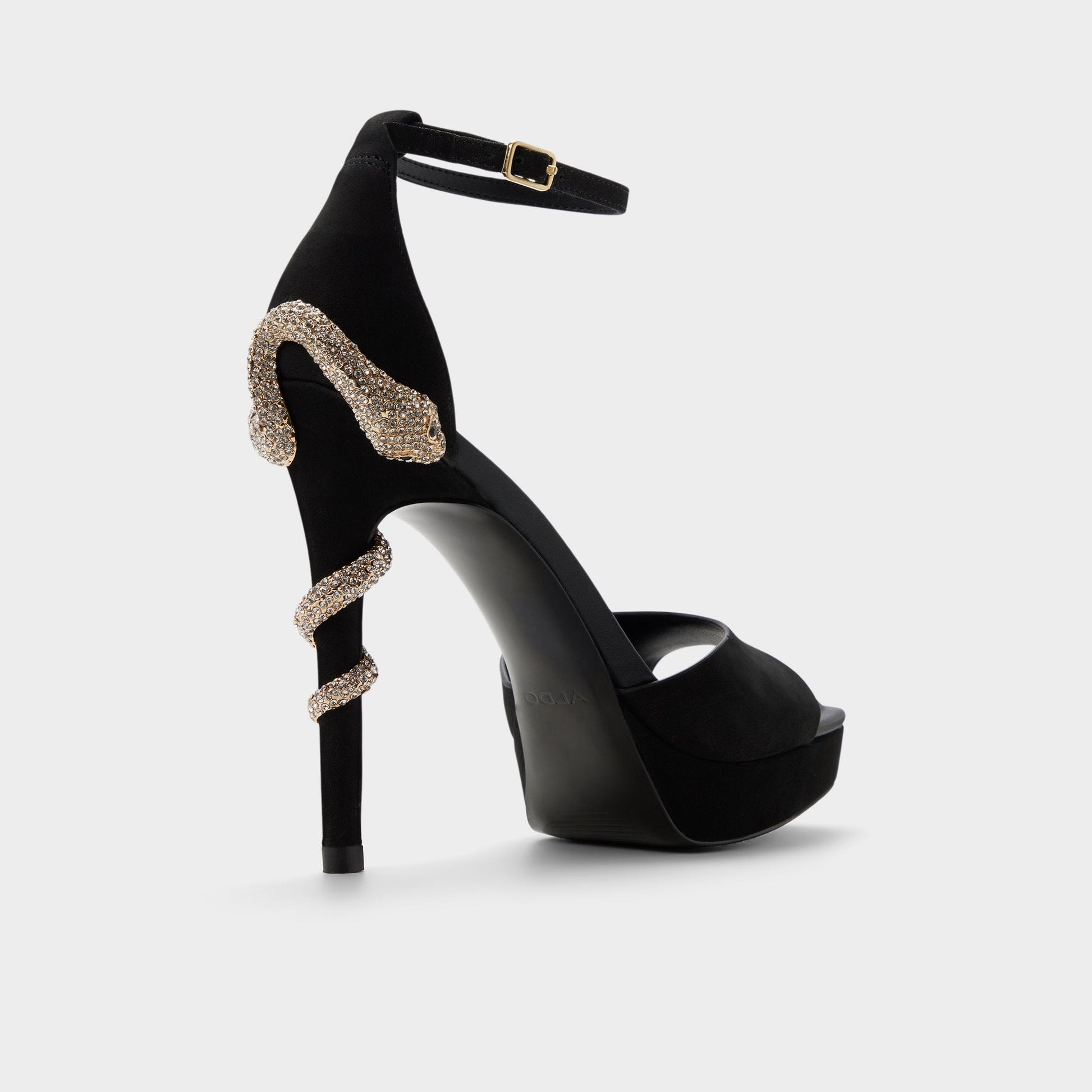 Medusa in Other Black 14266744 - Strappy heeled sandal, Platform - Other black