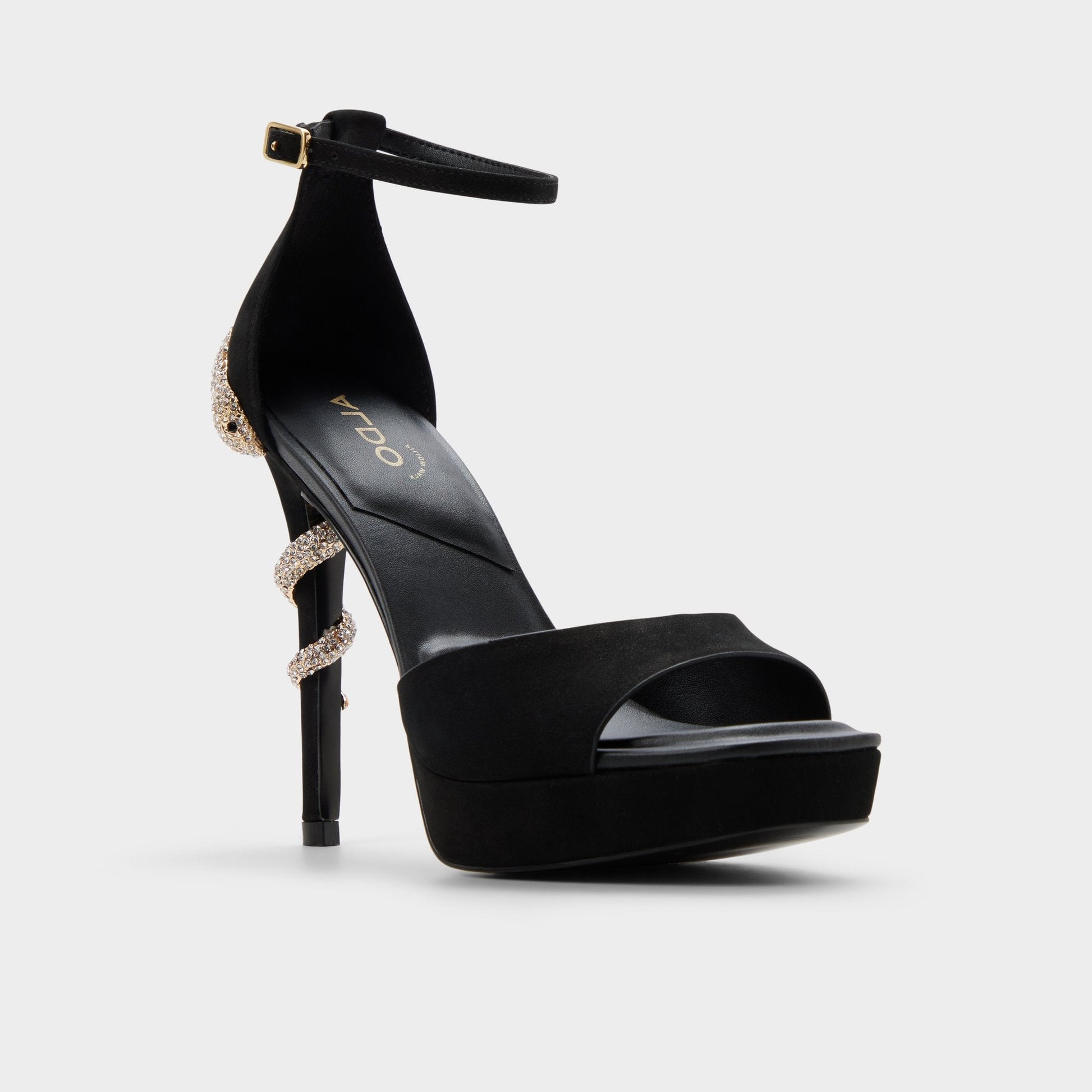 Medusa in Other Black 14266744 - Strappy heeled sandal, Platform - Other black