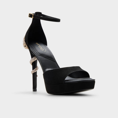Medusa in Other Black 14266744 - Strappy heeled sandal, Platform - Other black