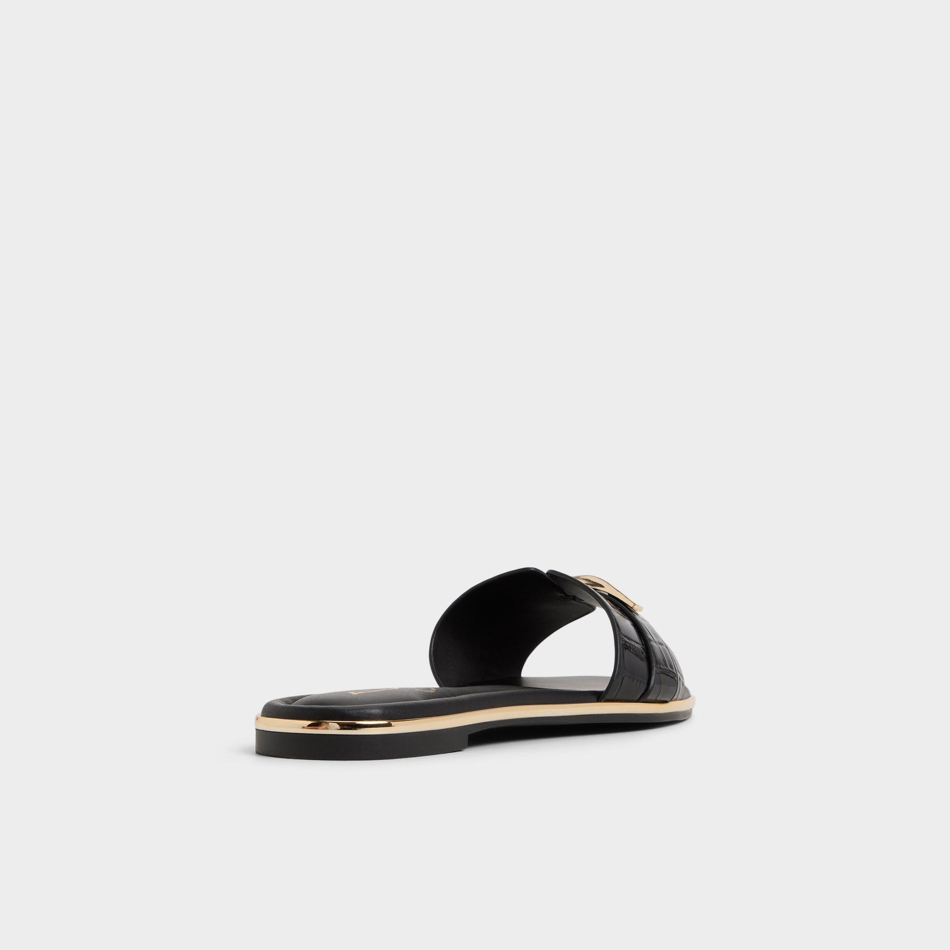 Darlina in Black - Slide sandal - Black