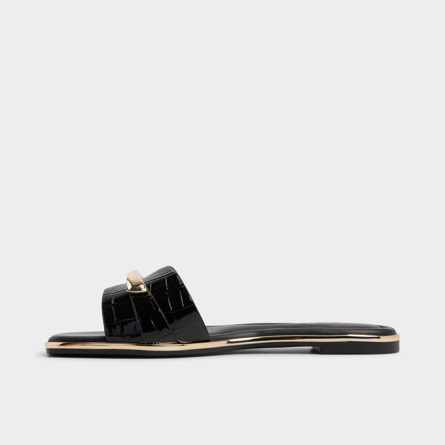 Darlina in Black - Slide sandal - Black