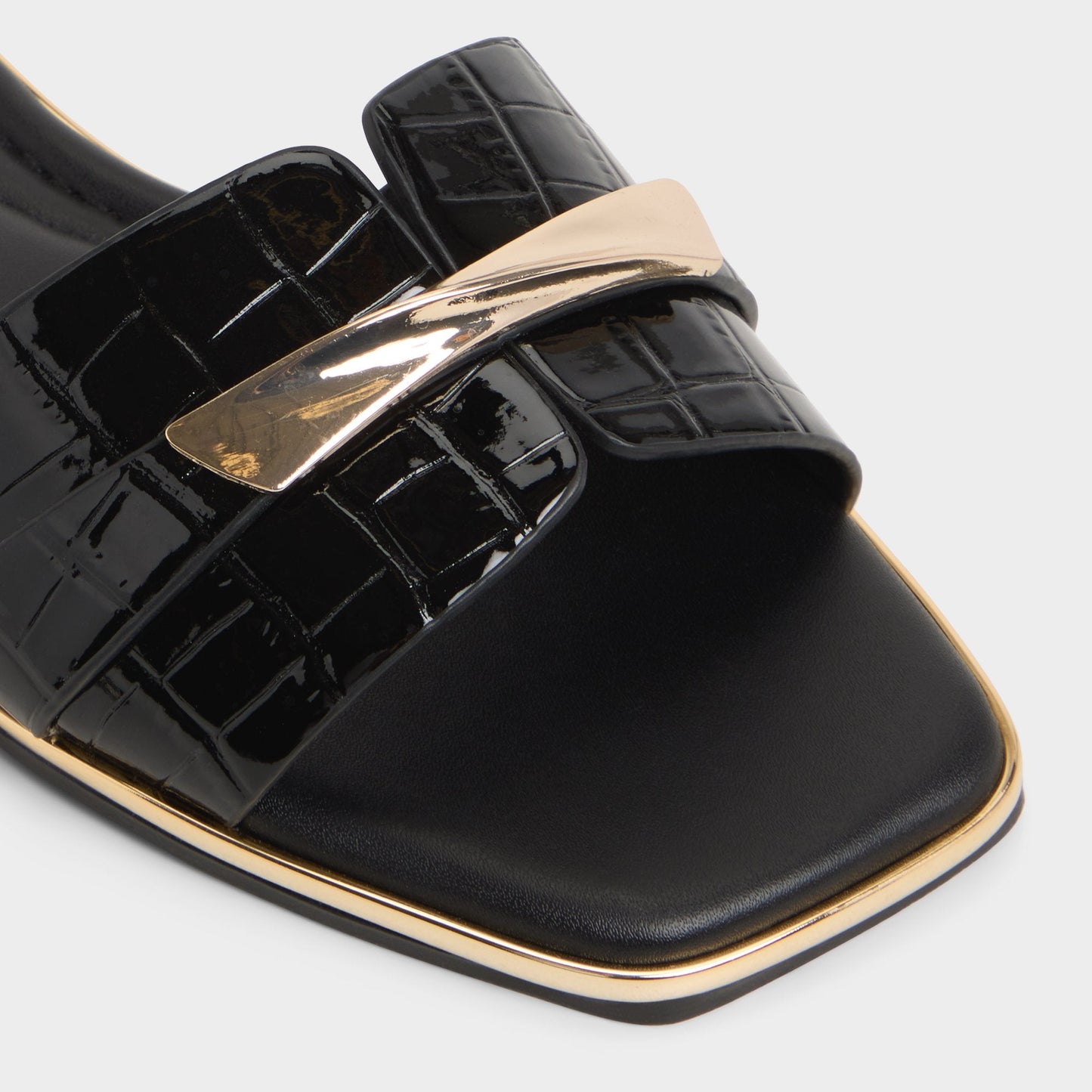 Darlina in Black - Slide sandal - Black