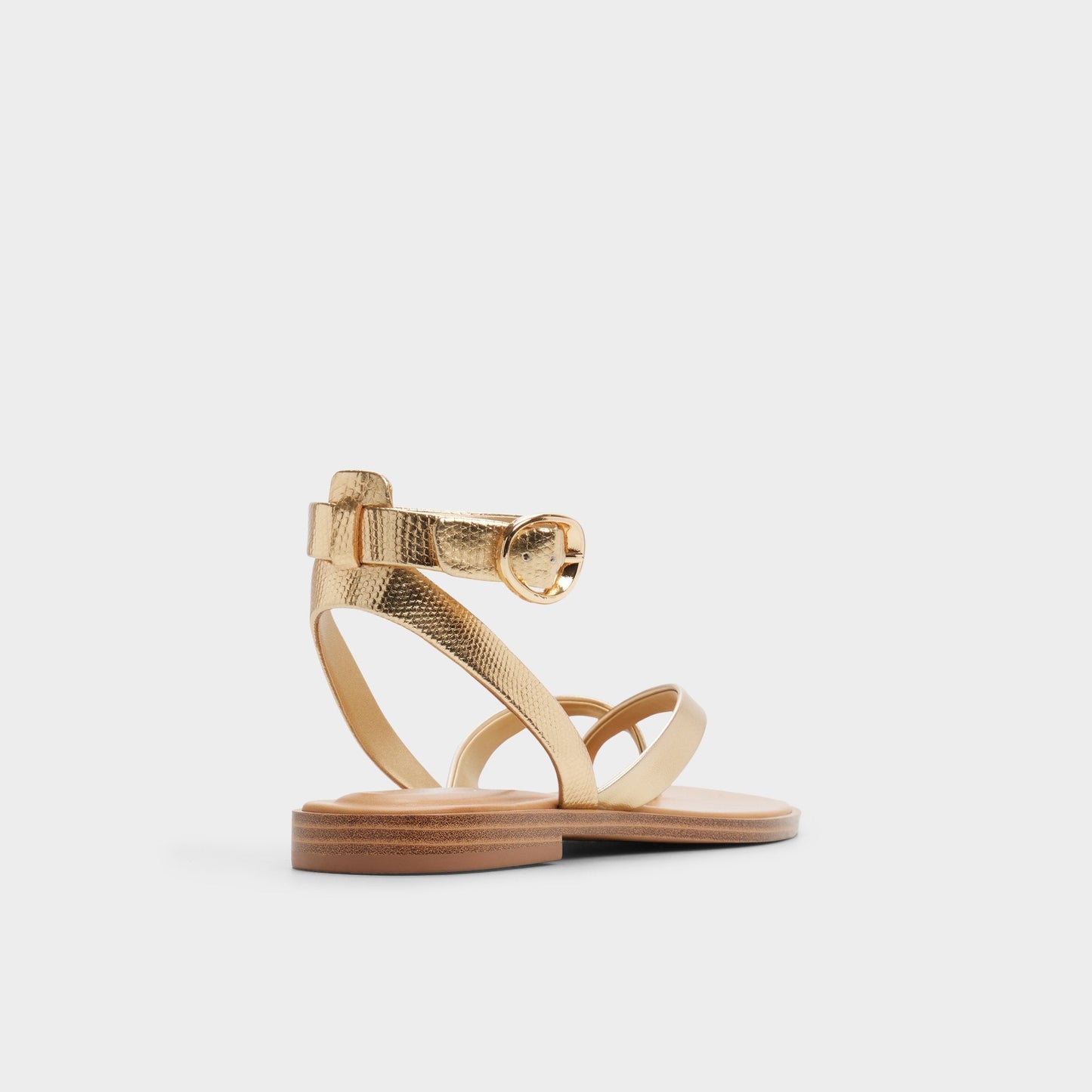 Daressi in Gold - Flat sandal - Gold