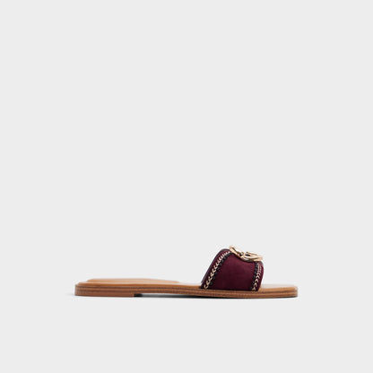 Biggin in Bordo - Slide sandal - Bordo