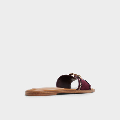 Biggin in Bordo - Slide sandal - Bordo