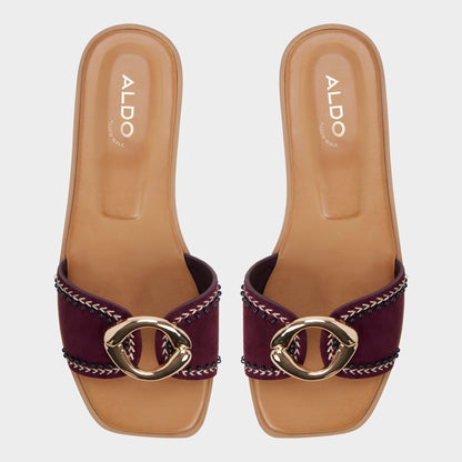Biggin in Bordo - Slide sandal - Bordo