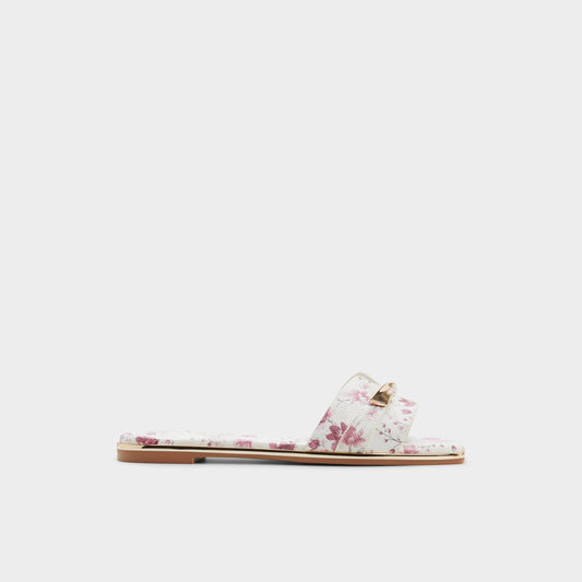 Darlina in White Combo - Slide sandal - White combo