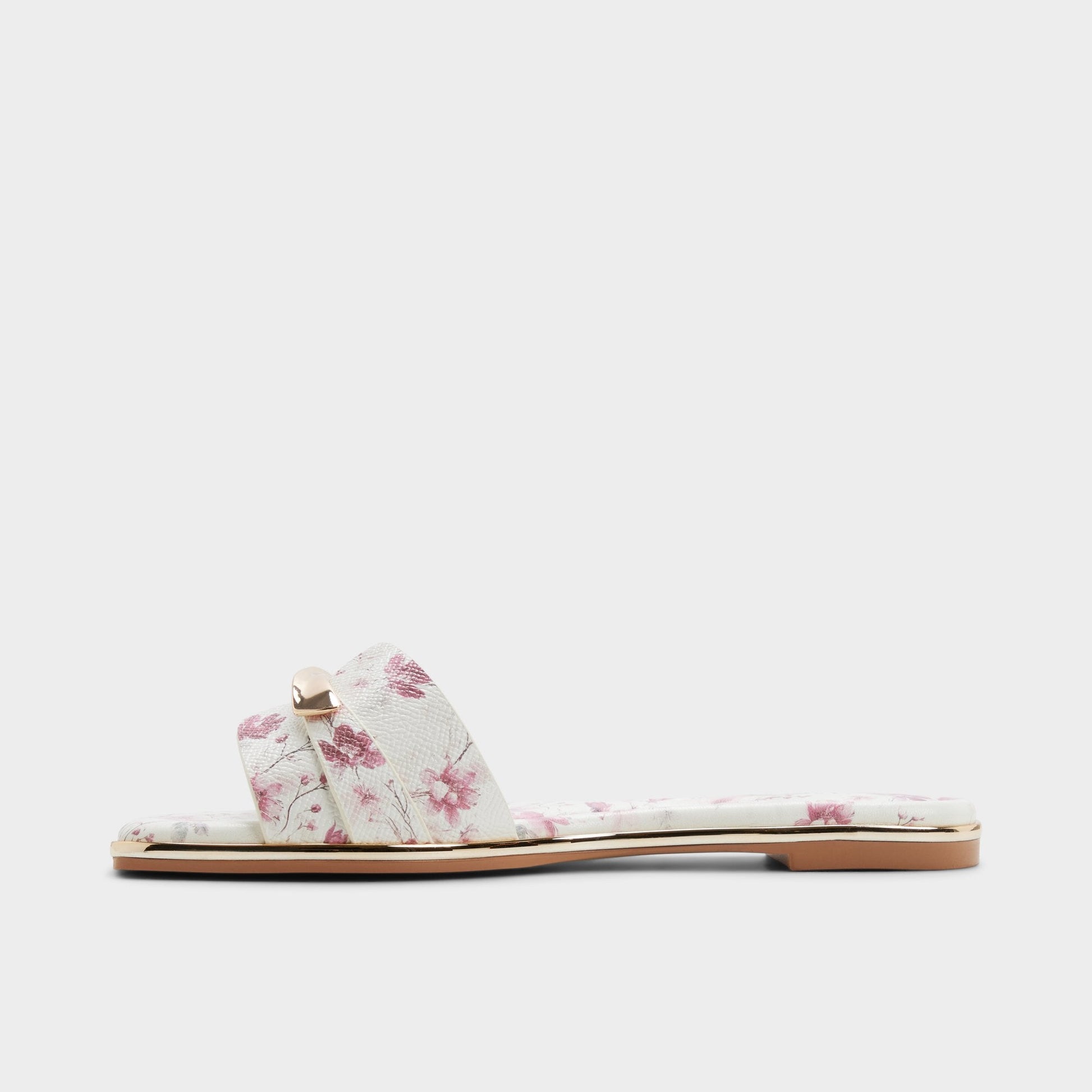 Darlina in White Combo - Slide sandal - White combo