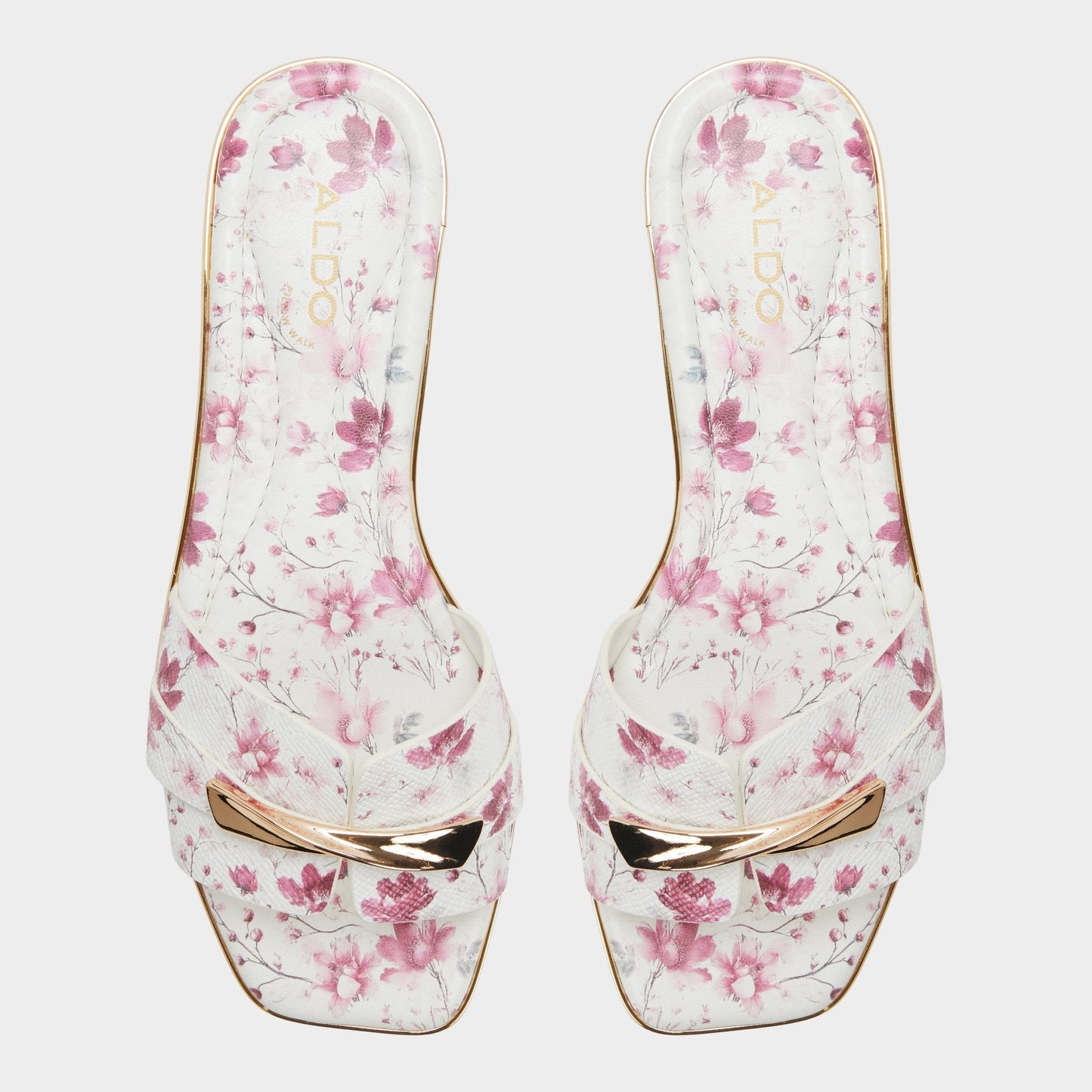 Darlina in White Combo - Slide sandal - White combo