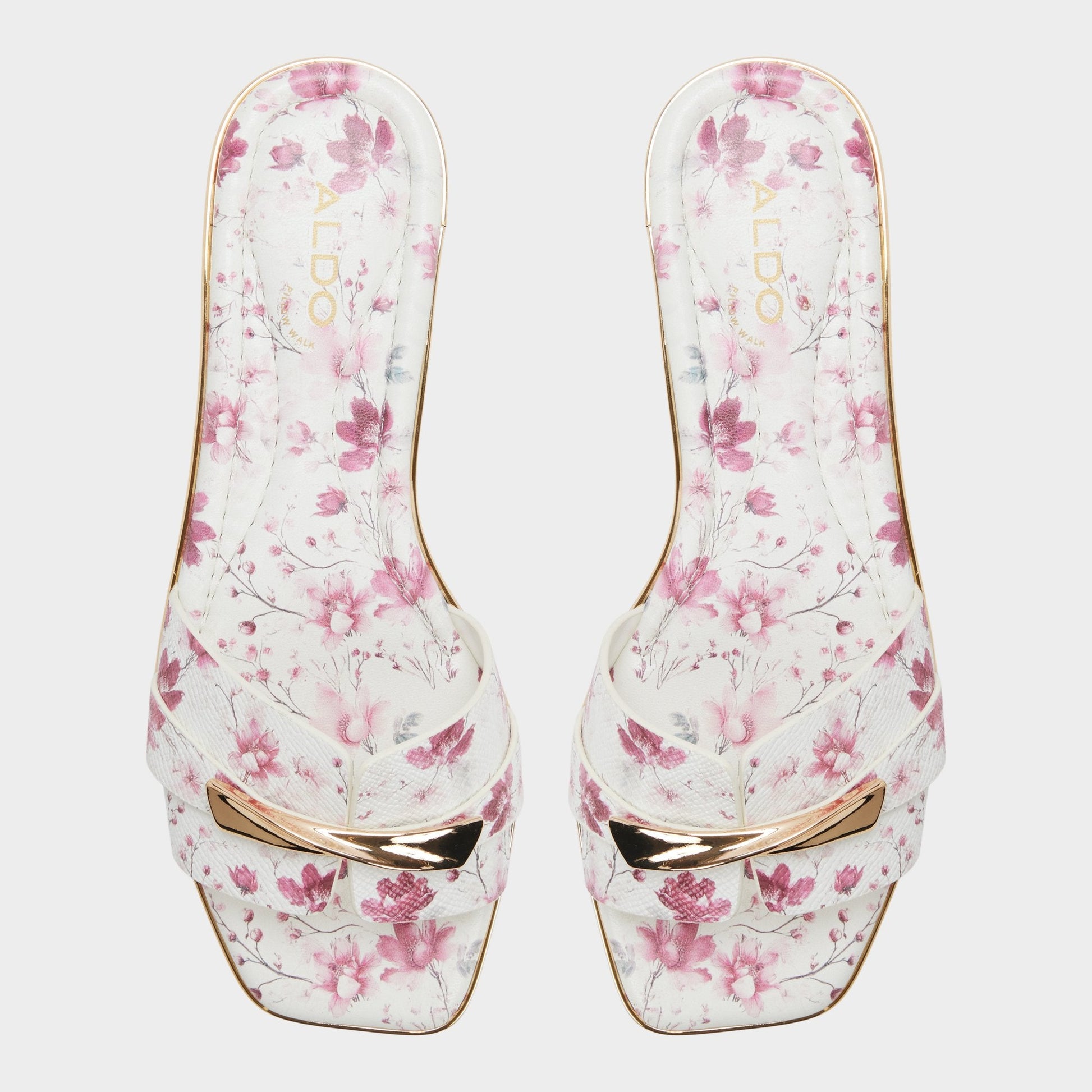 Darlina in White Combo - Slide sandal - White combo