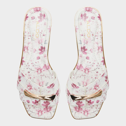 Darlina in White Combo - Slide sandal - White combo