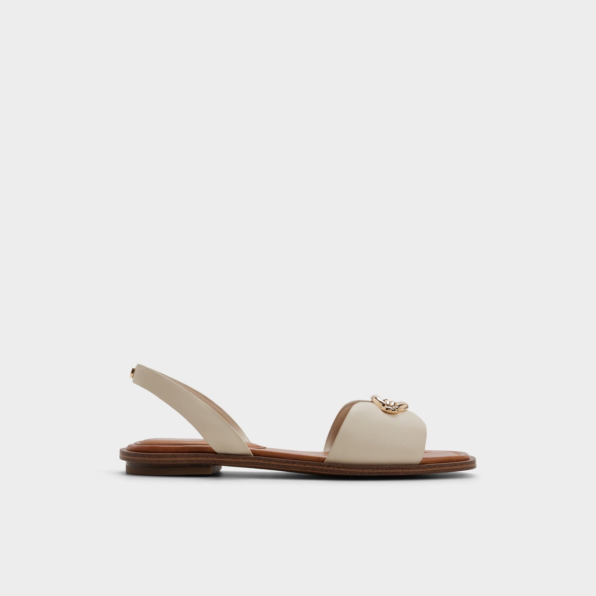 Calelian in Other White - Flat sandal - Other white