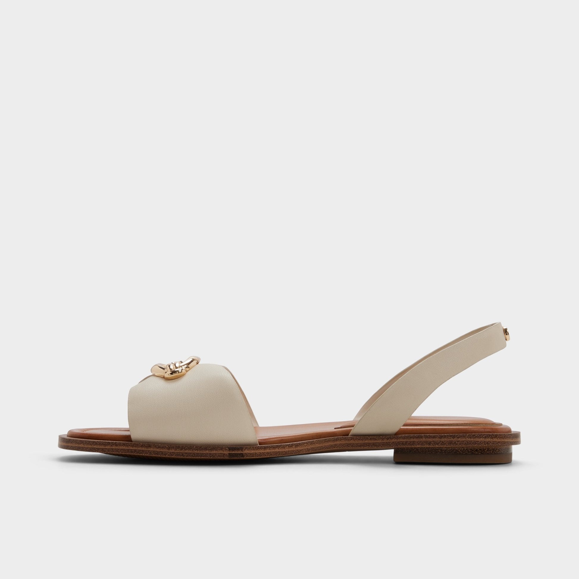 Calelian in Other White - Flat sandal - Other white