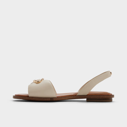 Calelian in Other White - Flat sandal - Other white