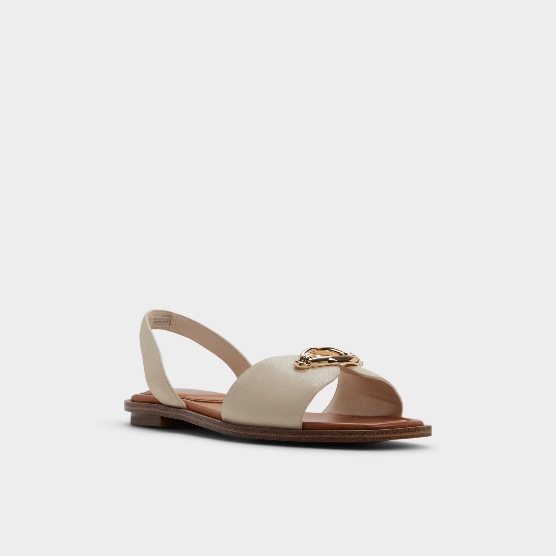 Calelian in Other White - Flat sandal - Other white