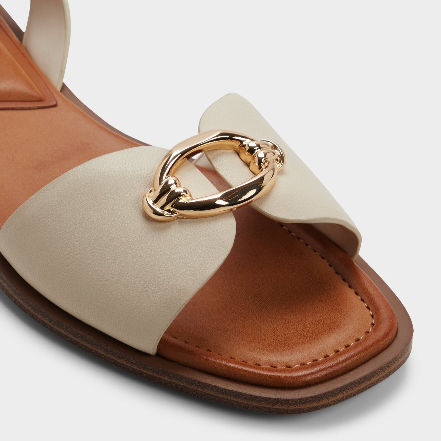 Calelian in Other White - Flat sandal - Other white