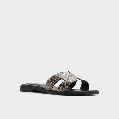 Itsandal in Open Brown 14190528 - Slide sandal - Open brown