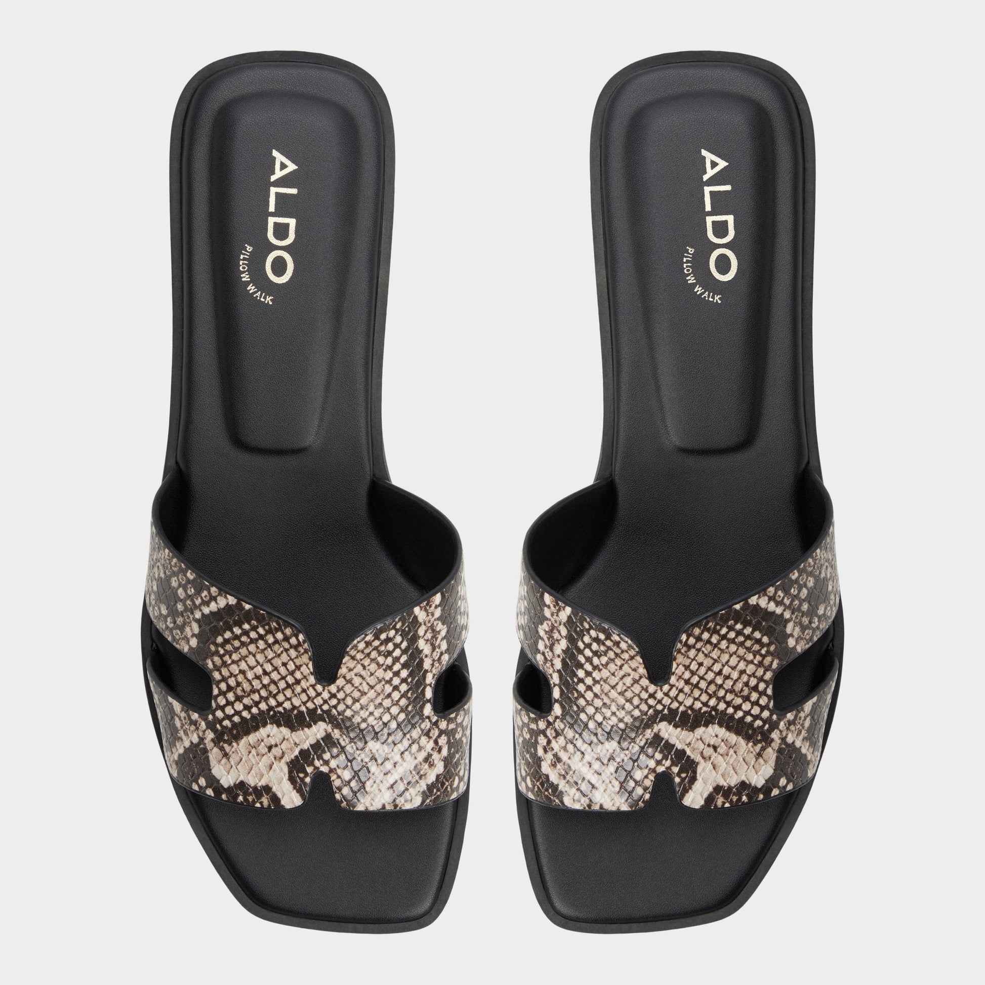 Itsandal in Open Brown 14190528 - Slide sandal - Open brown