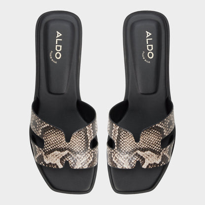 Itsandal in Open Brown 14190528 - Slide sandal - Open brown