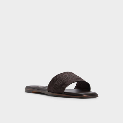 Oceania in Dark Brown 14298155 - Slide sandal - Dark brown