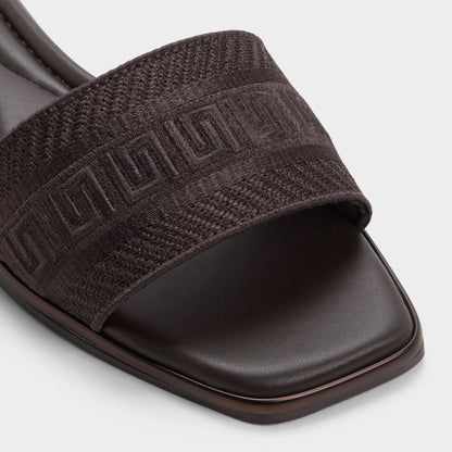 Oceania in Dark Brown 14298155 - Slide sandal - Dark brown