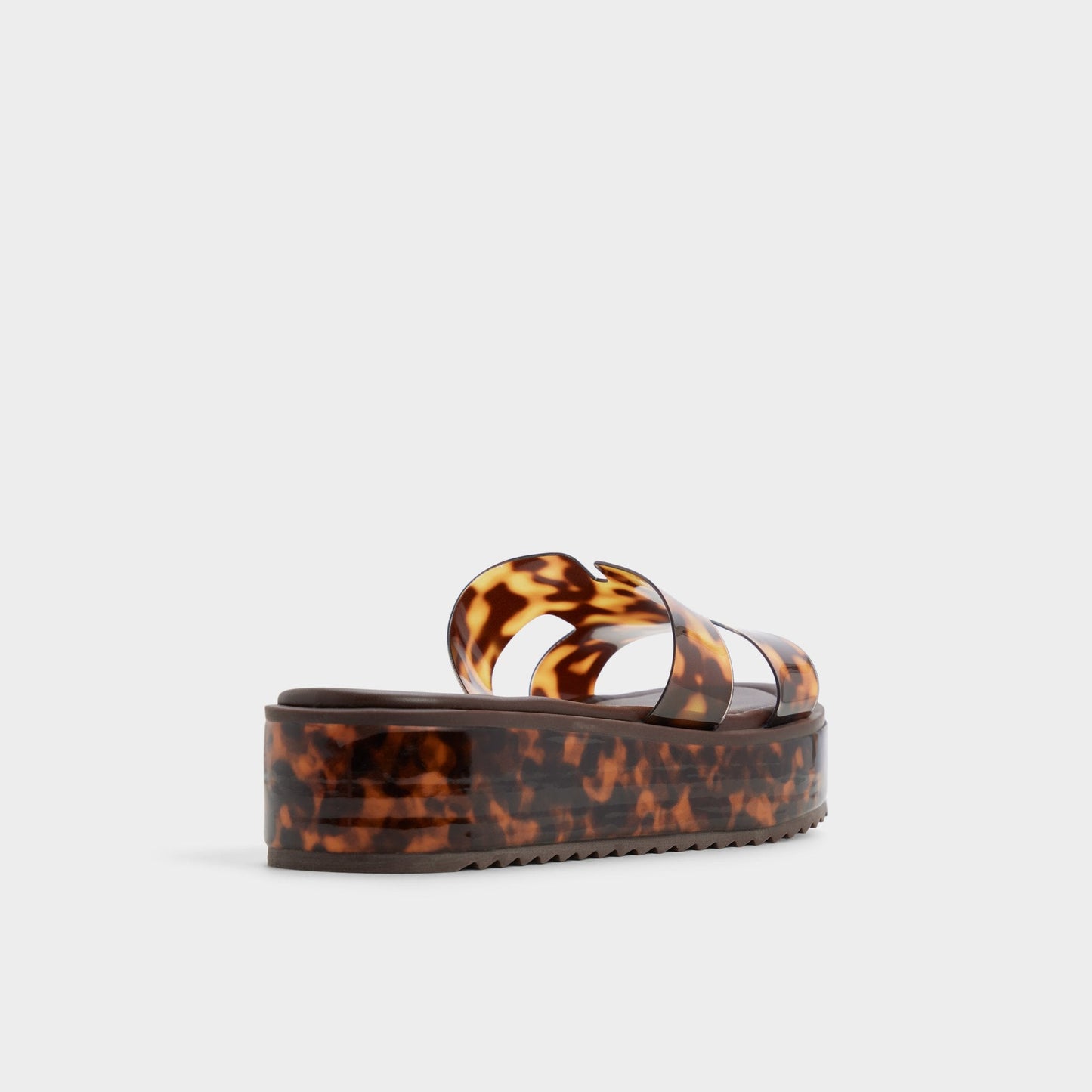 Anayelie in Open Brown - Slide sandal, Platform - Open brown