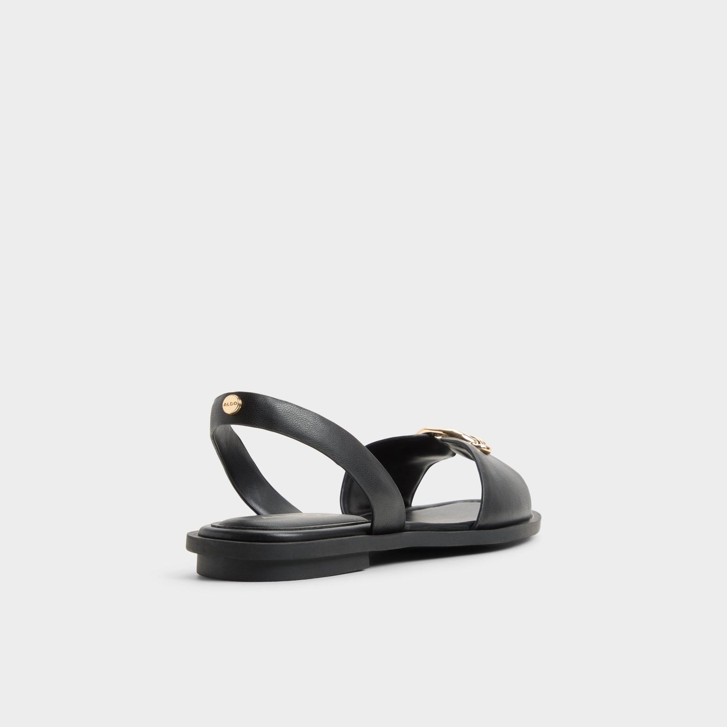 Calelian in Black - Flat sandal - Black