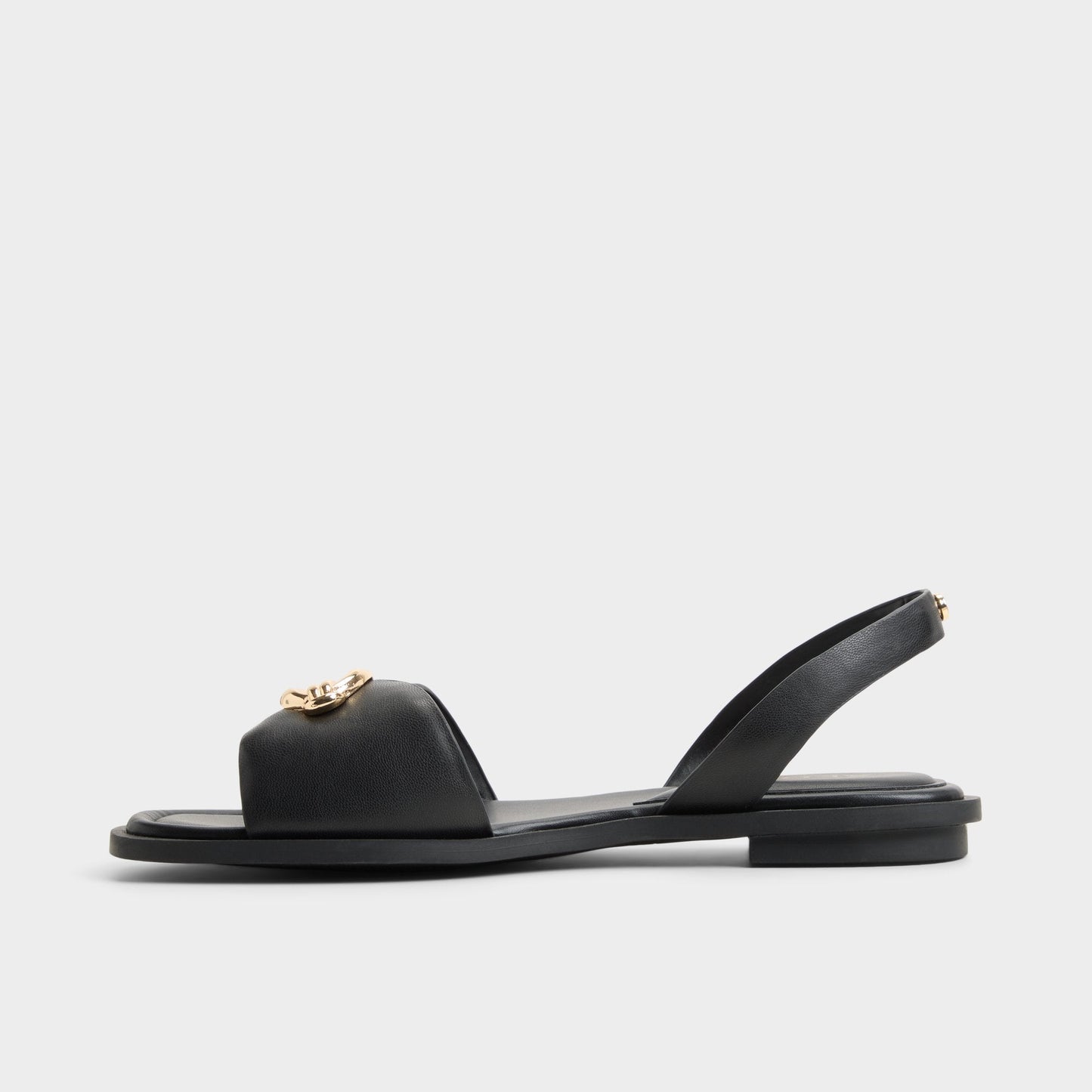 Calelian in Black - Flat sandal - Black