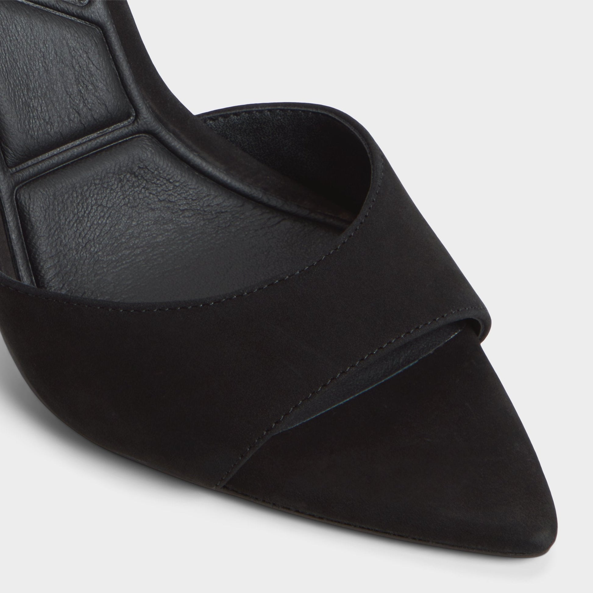 Medeza in Black - Strappy heeled sandal - Black