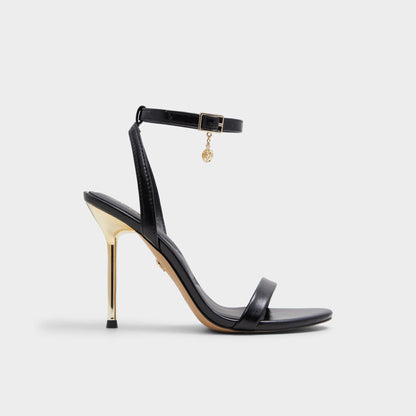 Maristou Black Women's Strappy sandals - Heeled sandal, Stiletto heel - Black