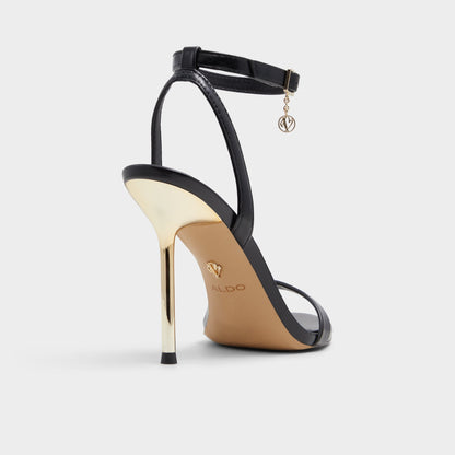 Maristou Black Women's Strappy sandals - Heeled sandal, Stiletto heel - Black