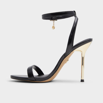 Maristou Black Women's Strappy sandals - Heeled sandal, Stiletto heel - Black