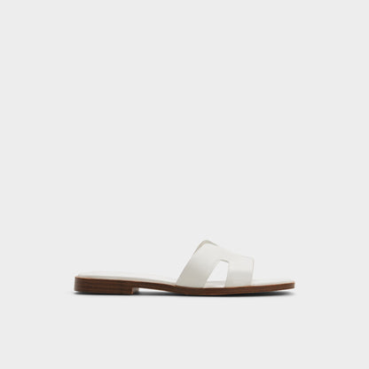 Itsandalb in White - Slide sandal - White