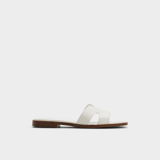 Itsandalb in White - Slide sandal - White