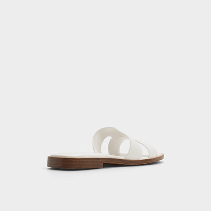 Itsandalb in White - Slide sandal - White
