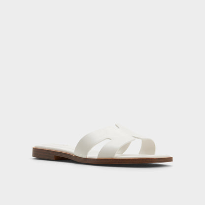 Itsandalb in White - Slide sandal - White