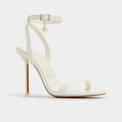 Maristou White Women's Strappy sandals - Heeled sandal, Stiletto heel - White
