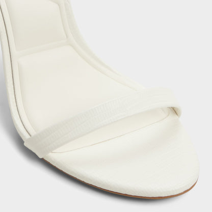 Maristou White Women's Strappy sandals - Heeled sandal, Stiletto heel - White