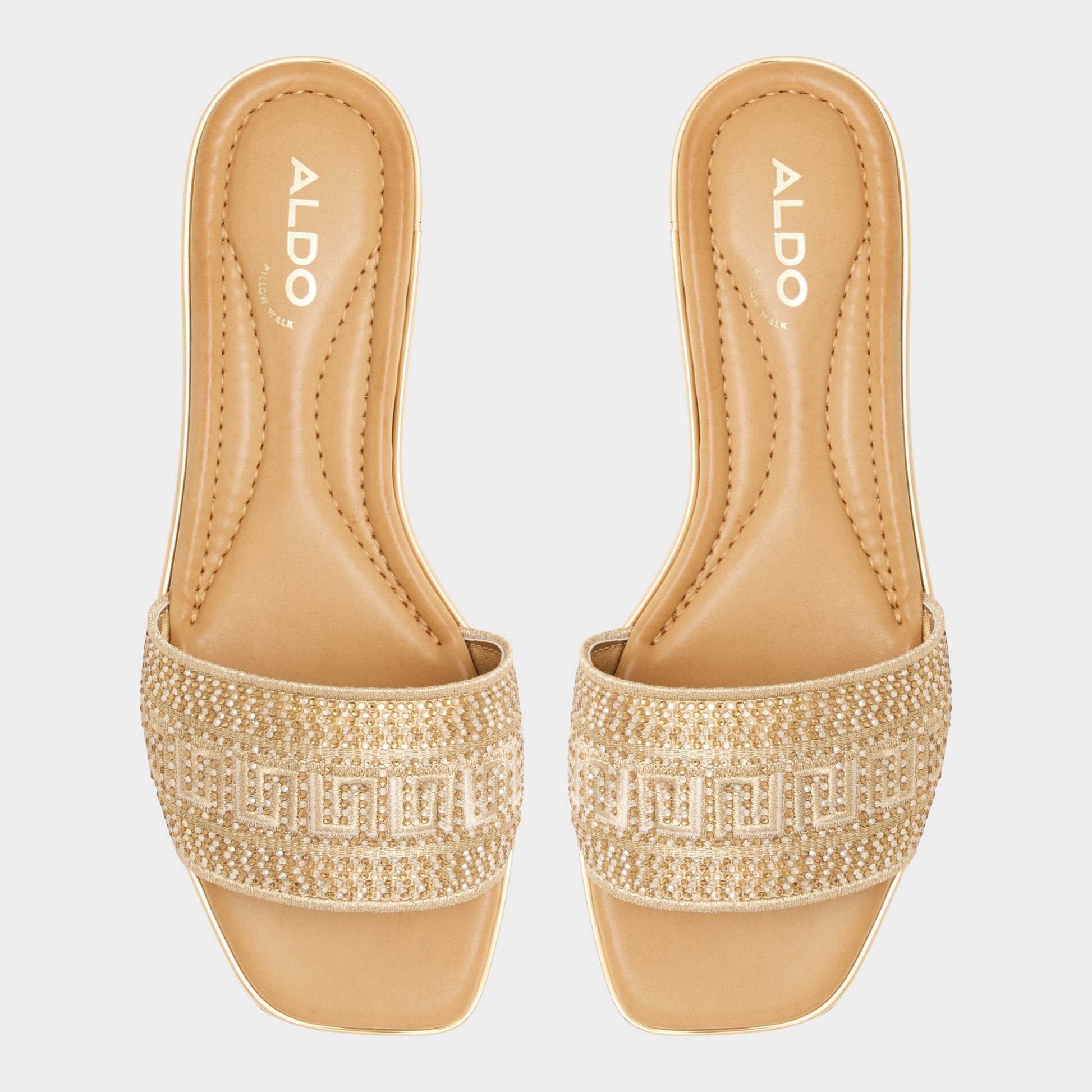 Oceania Gold Women's Flats - Slide sandal - Gold