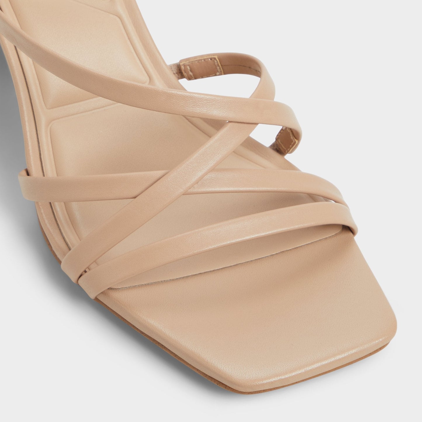 Esther Tan Women's Block heels - Strappy heeled sandal, Block heel - Tan