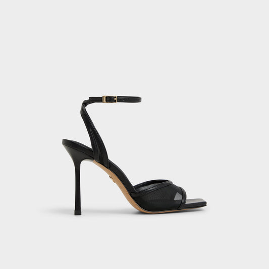 Sharra in Black 14119591 - Strappy heeled sandal, Stiletto heel - Black