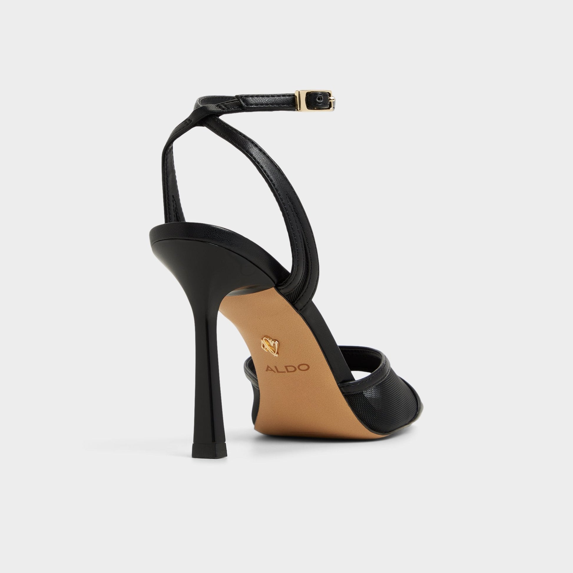 Sharra in Black 14119591 - Strappy heeled sandal, Stiletto heel - Black
