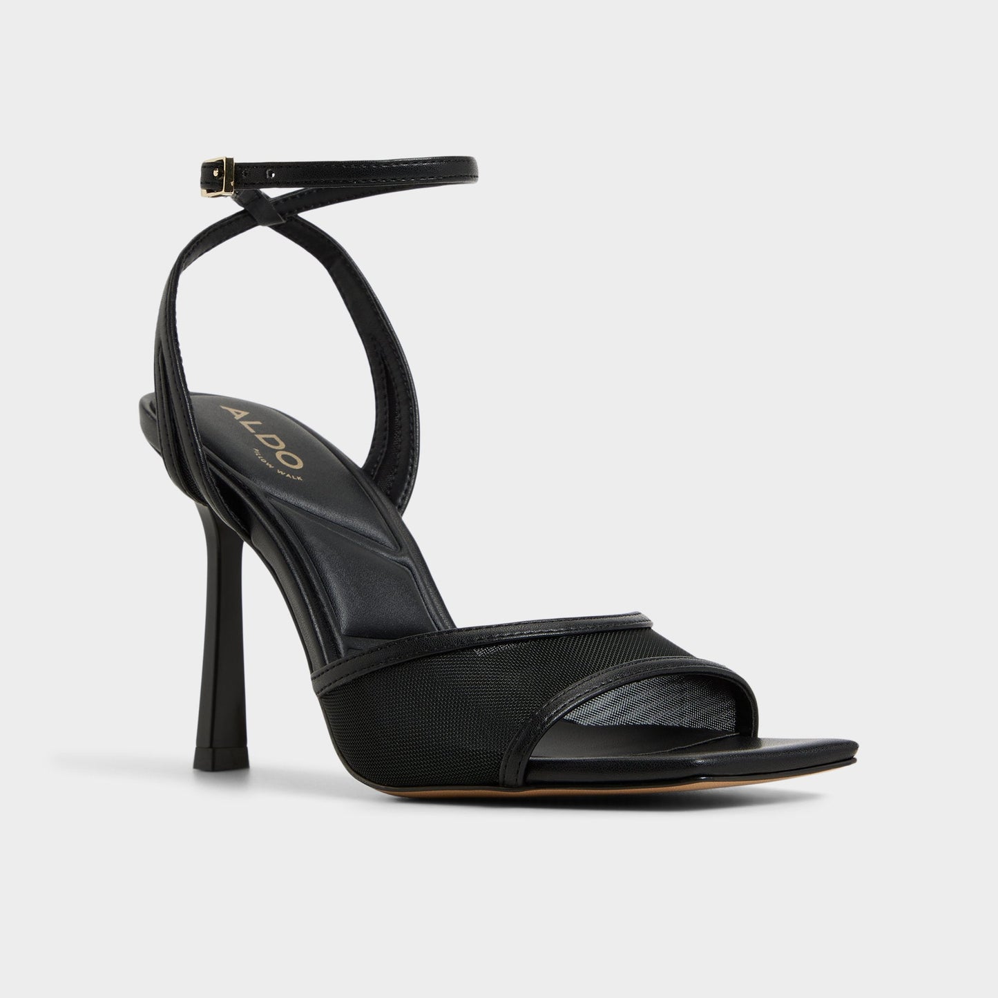 Sharra in Black 14119591 - Strappy heeled sandal, Stiletto heel - Black